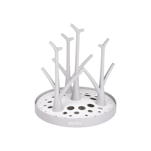 Akuku cumisüveg szárító és csepegtető - szürke
