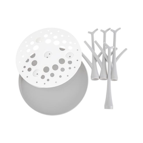 Akuku cumisüveg szárító és csepegtető - szürke