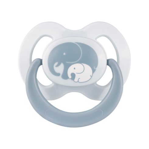 Baby-Nova szilikon fogszabályzós cumi 0-6 hó 2db/csom - elefánt 
