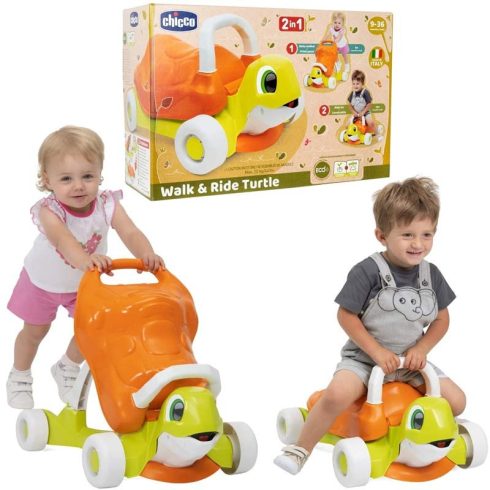 Chicco Walk & Ride Turtle 2in1 teknősbékás tilitoli 9hó+