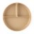   P&M Szilikon osztott tányér, kerek Take&Match Desert Sand 6m+