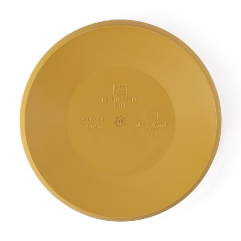 P&M Kétszínű szilikon tál Take&Match Intense Ochre 6m+ 