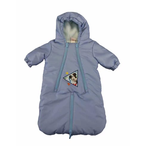 Disney Mickey vízlepergetős bélelt overál - v.kék (56-62)