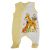 Ujjatlan baba rugdalózó Szafari mintával 
 (50) - sárga 