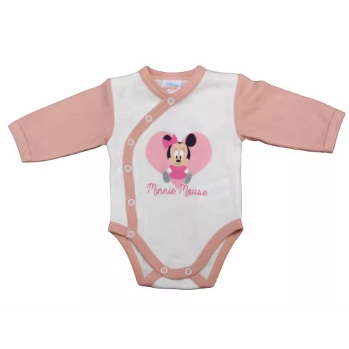 Disney Minnie elöl patentos hosszú ujjú body (50)