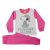 Pamut pizsama Snoopy mintával (92) - pink