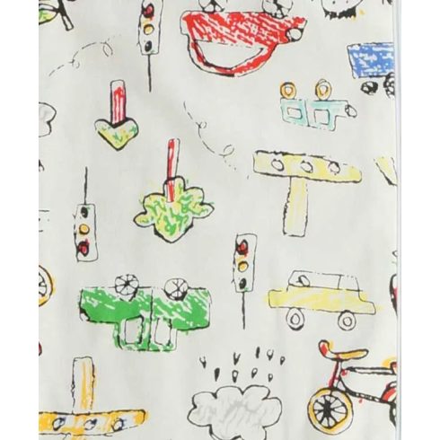 Ujjatlan tipegő hálózsák autós mintával 1 TOG (104-110) 