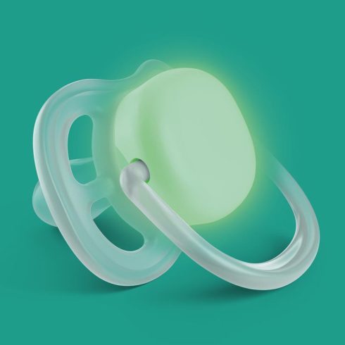 Philips AVENT SCF376/19  Ultra air Nighttime játszócumi 0-6 hó  - lányos mintás 