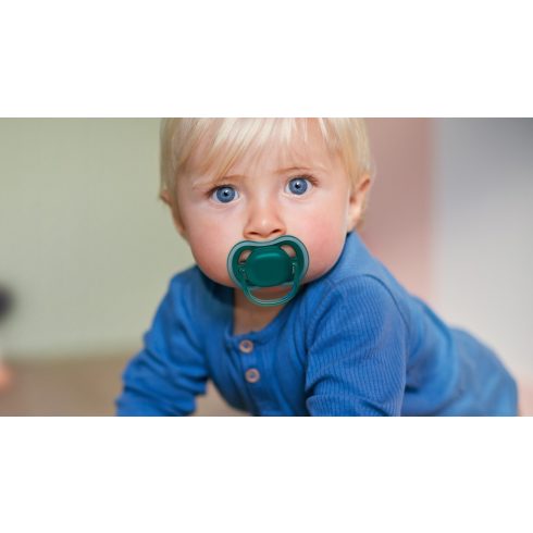 Philips AVENT SCF085/31 Ultra air játszócumi 6-18hó zöld/kék fiús, 2 db