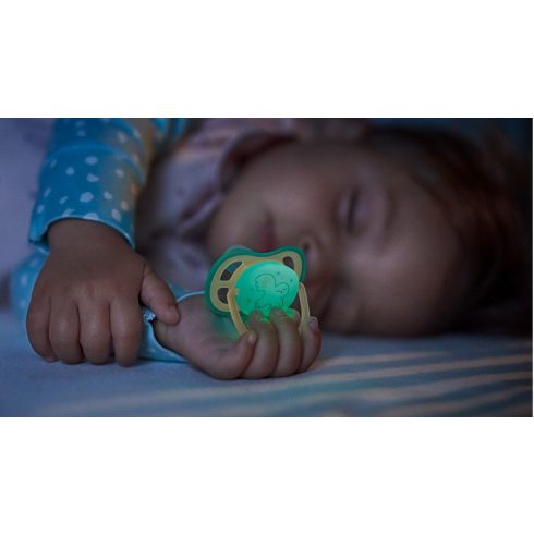 Philips AVENT SCF376/18  Ultra air Nighttime játszócumi 0-6 hó - fiús mintás , 2db