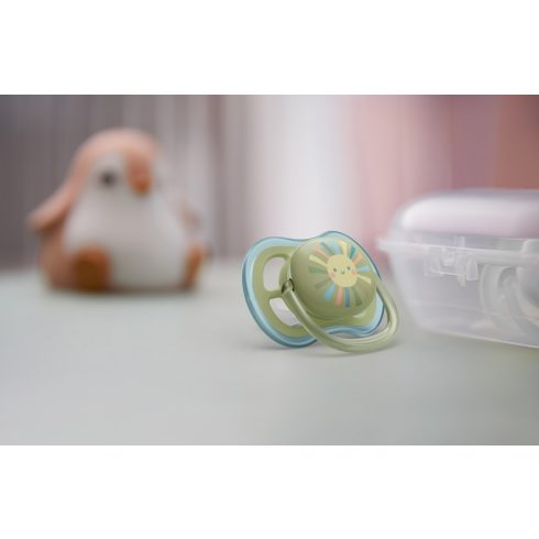 Philips AVENT SCF085/58 Ultra air játszócumi 0-6hó mintás fiús, 2 db