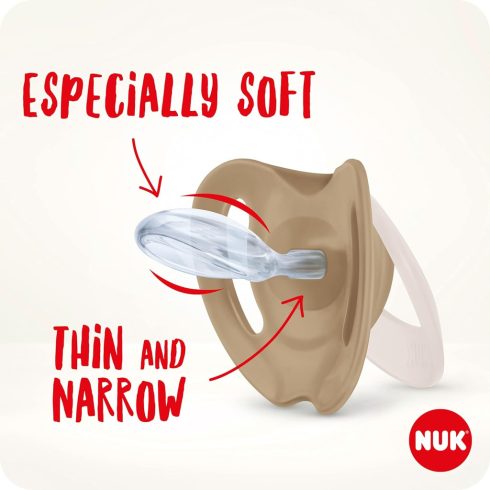 NUK Star szilikon játszó és altatócumi (2 db) 6-18 hó brids