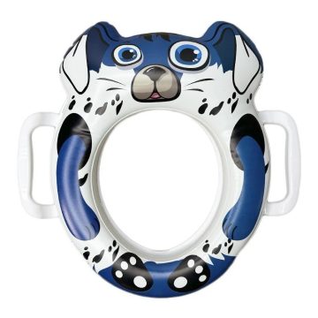 Párnás wc szűkítő - Kutya kék