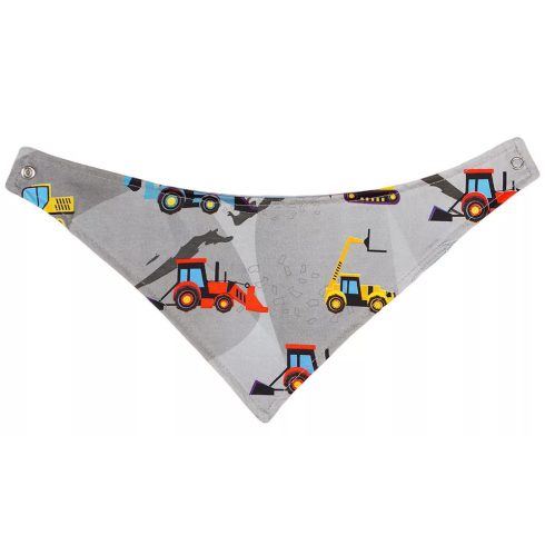 Traktor mintás babasál - nyálkendő