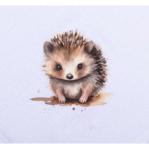 Textil tetra kifogó süni mintával 140x140cm