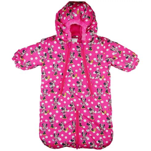 Disney Minnie bélelt kapucnis bébizsák 68-74 pink