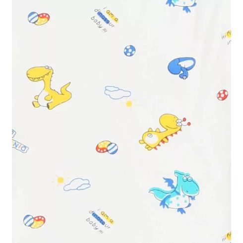 Ujjatlan tipegő hálózsák dínós mintával 1 TOG (86-98) 