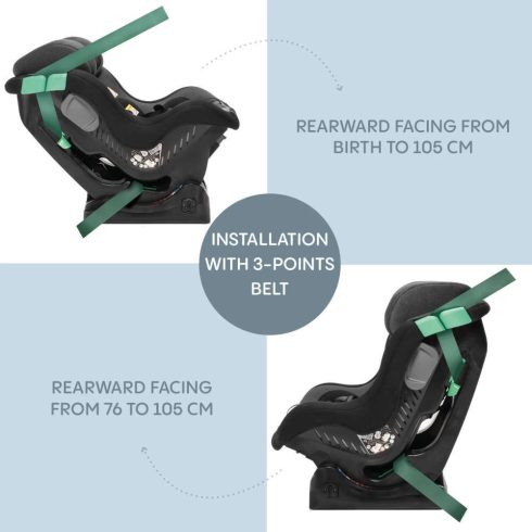 Zopa Verso autósülés I-Size 40-105 cm - Aquatic Green