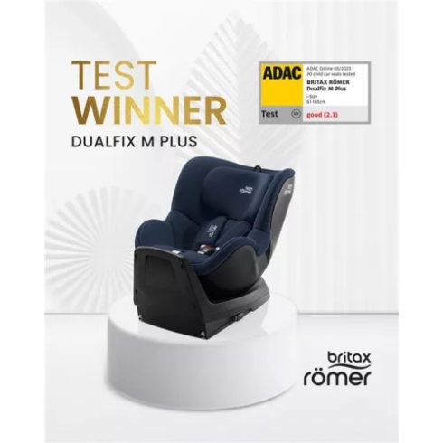 Britax Römer Dualfix M Plus 360°-ban forgatható autósülés 61-105 cm - Night Blue