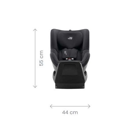 Britax Römer Dualfix M Plus 360°-ban forgatható autósülés 61-105 cm - Midnight Grey 