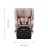   Britax Römer Dualfix Pro Style 360°-ban forgatható autósülés 40-105 cm - Dusty Rose
