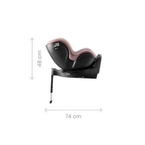 Britax Römer Dualfix Pro Lux 360°-ban forgatható autósülés 40-105 cm - Soft Taupe