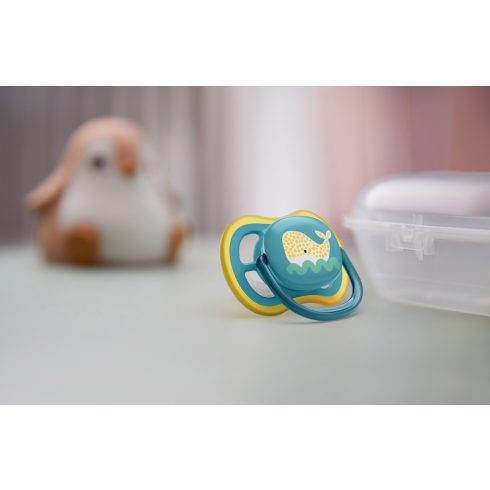 Philips AVENT SCF349/24 Ultra air játszócumi18hó+ (bálna), 2 db