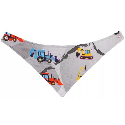 Traktor mintás babasál - nyálkendő