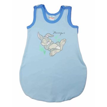   Ujjatlan pamut hálózsák Thumper nyuszi mintával  1 TOG  (56-62) kék