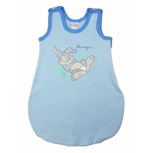 Ujjatlan pamut hálózsák Thumper nyuszi mintával  1 TOG  (56-62) kék