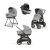 Babakocsi Inglesina Aptica XT Darwin Recline 4in1 Horizon Grey