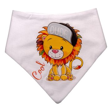 Babastar pamut baba nyálkendő - "Cool" Oroszlán