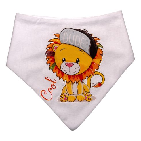 Babastar pamut baba nyálkendő - "Cool" Oroszlán