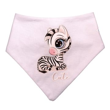 Babastar pamut baba nyálkendő - Zebra 