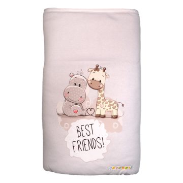   Babastar Pamut bélelt babatakaró 70x90cm - Best Friend's! 
