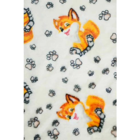 Wellsoft ujjatlan tipegő hálózsák kisróka mintával 3,0 TOG (104-110)