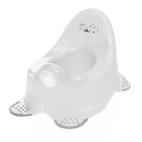 Zopa csúszásgátlós bili - Moon White