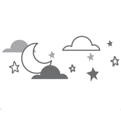 Zopa csúszásgátlós bili - Moon White