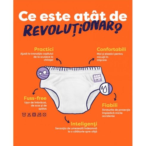 Bambino Mio leszoktató nadrág  (2-3 év) - Light Pink