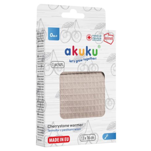 Akuku Cseresznyemag párna 13x16 cm - bézs