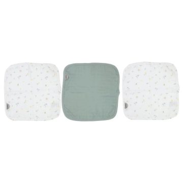 Luma Muszlin törlőkendő bambuszal 3 db - Tropical Island