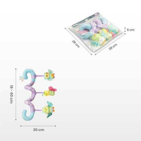 Sensillo plüss spirál - dinó 