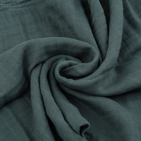 P&M Bambusz muszlin 2db-os kifogó szett 120×120 cm - Misty Green Leaves