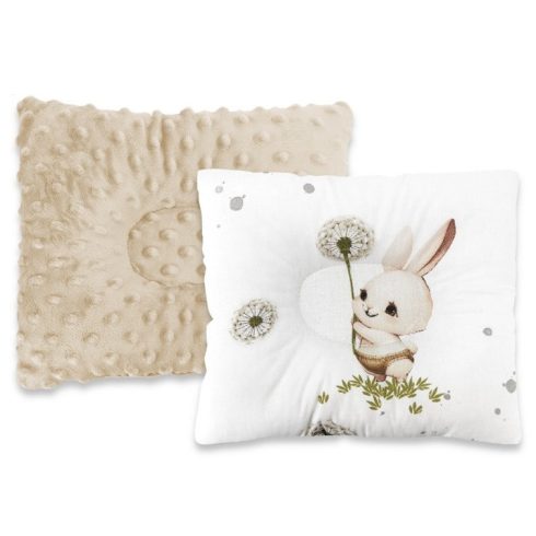 Laposfejűség elleni párna - Nyuszi és cica 