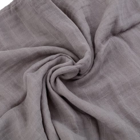 P&M Bambusz muszlin 2db-os kifogó szett 120×120 cm - Misty Grey Planes
