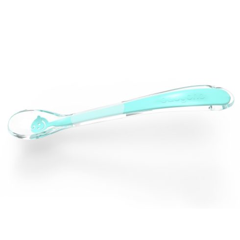 BabyOno szilikon etetőkanál - kék