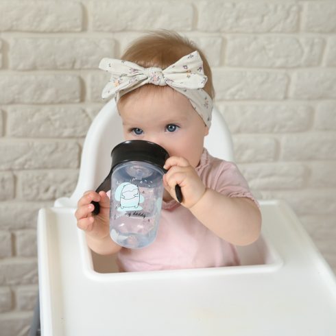 Akuku Non-Spill Cup 9+ varázslatos pohár 240ml - fekete