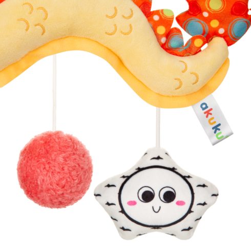 Akuku Szenzoros játék babaágyhoz - Sárkány