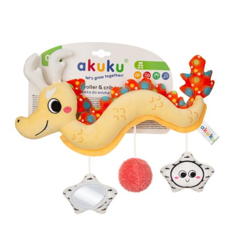Akuku Szenzoros játék babaágyhoz - Sárkány