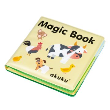 Akuku Magic Book színváltós fürdőskönyv 